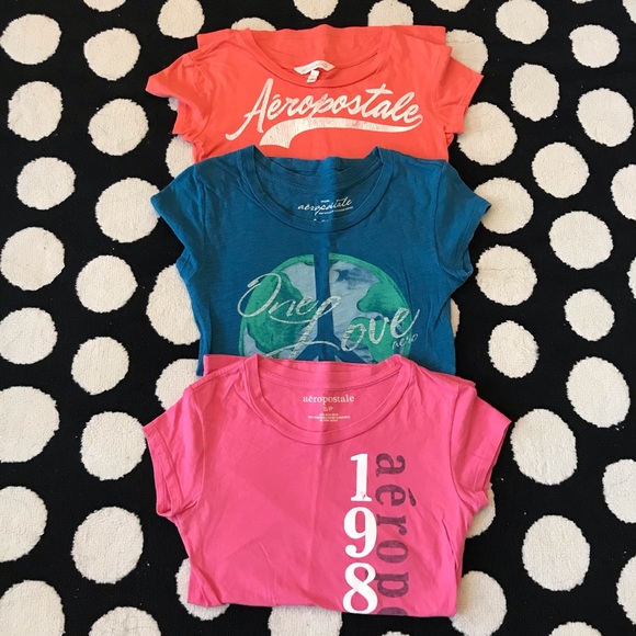 Aeropostale S Tees x3 - Picture 1 of 4